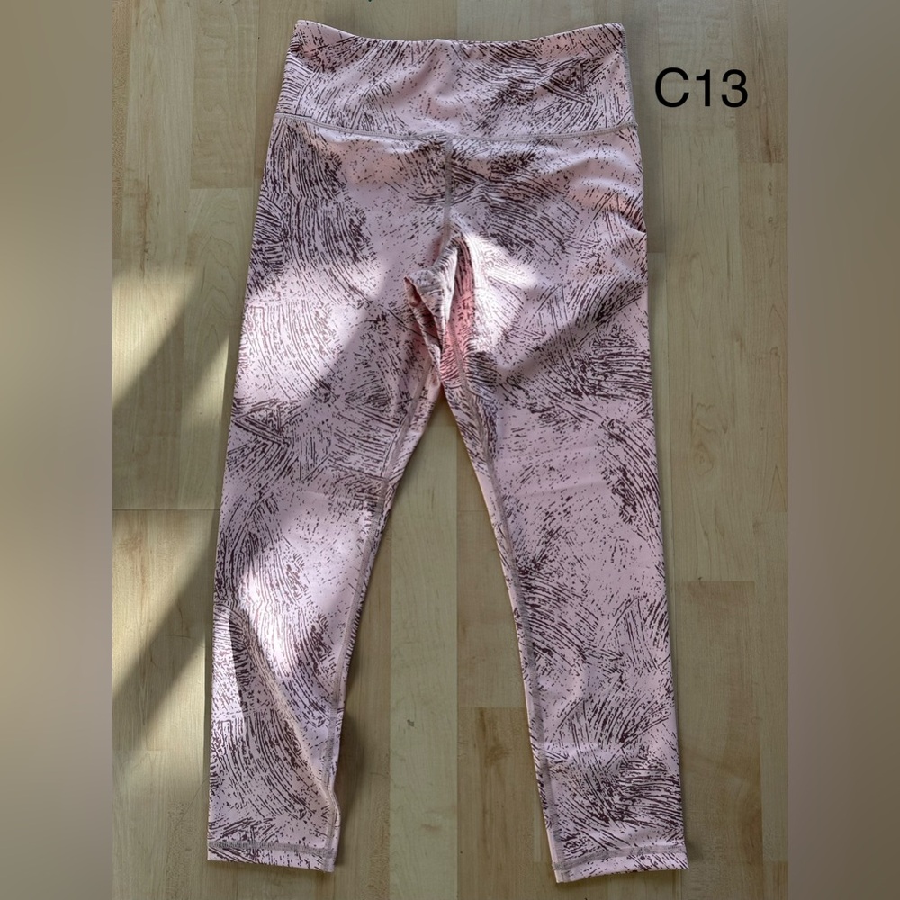 Pink Patterned women Leggings